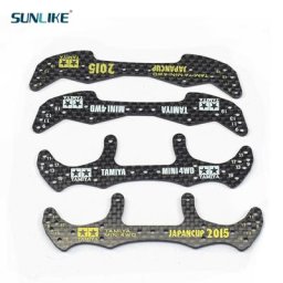 Pièces en Fiber de carbone pour bricolage J-CUP 2015 1.5mm 2.0mm d'épaisseur Tamiya Mini 4WD
