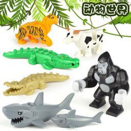 Figurine animaux du Zoo monde jouet de Collection en plastique pour enfants dessin animé cochon