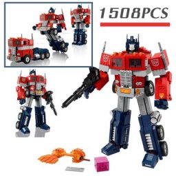 Blocs de construction Optimus Pobot Prime Transformers techniques Expert créatif briques jouets