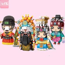 LOZ-Mini blocs de construction en forme de figurine jouet en briques thème de la marée nationale