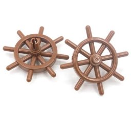 Roue de bateau avec bloc de construction à goupille fendue pièces MOC jouets en brique pour