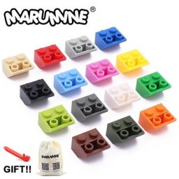 MARUMINE – Kit de blocs de construction compatibles avec 3660 de pente inversée 45 pièces de