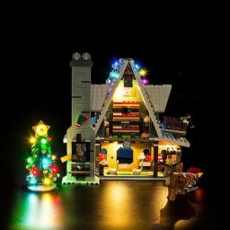 Kit d'éclairage LED pour blocs de construction de maison de club elfe jouets en briques pour