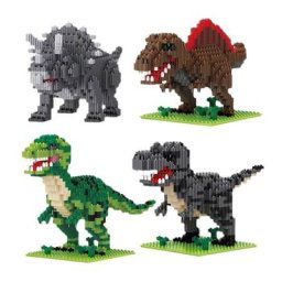 Linkgo-décennie s de construction de dinosaures pour enfants briques micro jouet Vorannosaurus