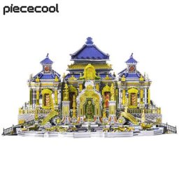 Piececool – Kits de construction de maquettes du vieux palais d'été Puzzle en métal 3D kit