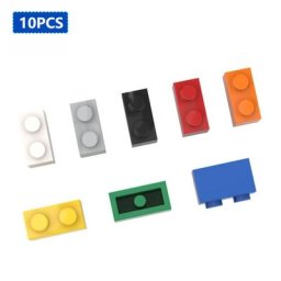 Décennie s de construction de figurines optiques pour enfants briques de bricolage points dos