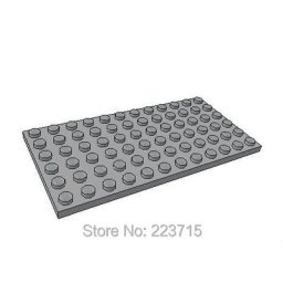 Bloc d'éveil à monter soi-même plaque 6x12x10 pièces pièce de brique No3028 Compatible avec
