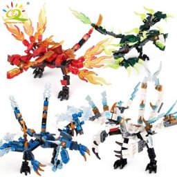 HUIQIBAO-décennie s de construction Dragon Ninja figurines d'action KAI JAY ZTXCole jouets pour