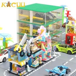 Modèle de voiture de course classique pour enfants blocs de construction assemblage de véhicules