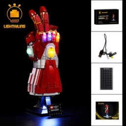 Kit d'éclairage LED pour blocs de construction jouets pour enfants CharacterGauntlet 76223 Ucks