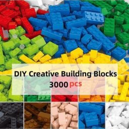 Blocs de construction de petite taille briques colorées en vrac plaques de Base compatibles