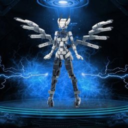 Combinaison Mobile Mecha pour fille jouet de construction de Robot figurine de dessin animé