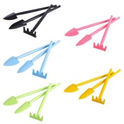 Ensemble d'outils succulents 3 pièces avec pelle râteau pour enfants jouets de jardinage Mini
