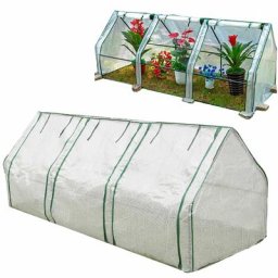 Couverture de Serre de Jardin Portable Non Incluse Renforcée en PE