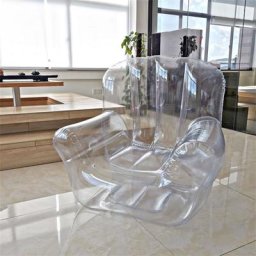 Chaise longue gonflable transparente pour camping en plein air siège paresseux de luxe canapé à