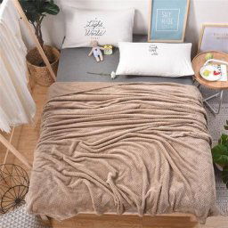 Couverture en Goutte Douce et Souriante pour Canapé et Lit Couvre-Lit en Peluche Solide 180x200cm