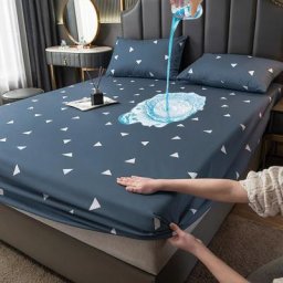 Protège-matelas imperméable housse élastique drap-housse coussin respirant lit double