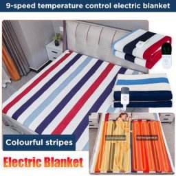 Couverture électrique chauffante de sécurité 220V/110V Thermostat épais tapis électrique