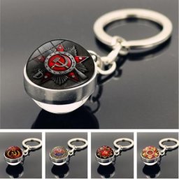 Insignes soviétiques de l'URSS porte-clés marteau faucille porte-clés JOCCCP emblème russe signe