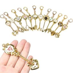 Anime DegradTail Cosplay Porte-clés Porte-clés Constellation Porte-clés Lucy Zodiac Celestial
