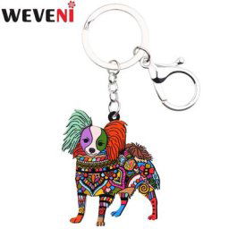 WEVENI – porte-clés en acrylique pour femme pendentif de voiture motif Papillon livraison
