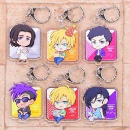 Gels Fish Keychain Double Face Acrylic Akimi Yoshida Key JOPendant Cartoon Accessrespiration