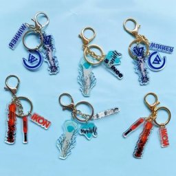 Porte-clés en acrylique KPOP Stray Kids porte-clés porte-clés gagnant Ikon GOT7 MAMAMOO