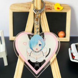 Porte-clés avec personnages de dessin animé en acrylique pour Otaku Cosplay cadeau