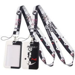 LT22 Anime recruté anronpa Print Keychain Ribbon Lanyards Key Rings ID Card Phone Straps Face
