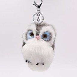 Porte-Clés et Pendentif en Fausse Fourrure de Lapin pour Femme Pompons en Fourrure de Lapin pour