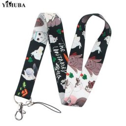 Porte-clés avec cordons de dessin animé porte-clés avec sangle anime Mo Dao Zu Shi The Untamed