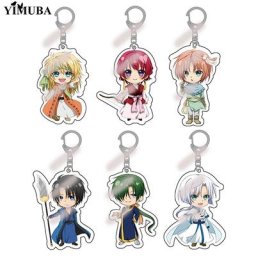 Porte-clés Anime Akatsuki no Yona Yona jolie figurine Yona Haku Yun Kijia Jieha Zeno pendentif en