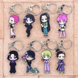 Porte-Clés Hunter x Hunter Série-1 Double Face en Acrylique Accessoires de Dessin Animé Offre