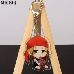 Porte-clés koyama Asakura Yoh personnage du dessin animé Shaman King en acrylique mignon