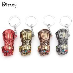 Porte-clés pendentif en métal Marvel Smile Hero pour homme Thanos Extron Gauntlet porte-clés clé