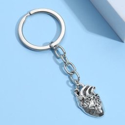 Porte-clés en Organologie Biologique pour Femme et Homme Accessoire d'Anatomie Humaine Bijoux Punk