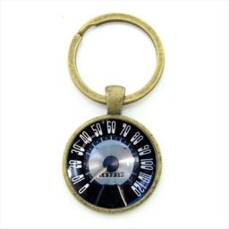 TAFREE-Porte-clés volant de voiture de style vintage cadeau parfait geeky bijoux de voiture de