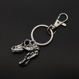 Goth Punk T-Rex Dinosaure Crâne Continent Chaîne Modules Seton Pendentif JOKey Anneau pour Femmes et