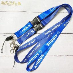 Ata FaViPa-Lanière de cou d'équipage de vol porte-clés pour carte d'identité clé Chaiiro JOBlue