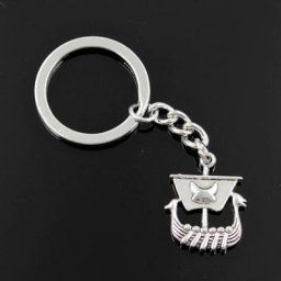 Porte-clé en Métal pour Homme Accessoire de 30mm 26x21mm Pendentif en Argent Cadeau