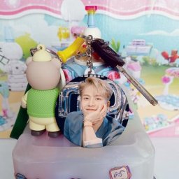 Kpop Star Jackson Wang Sac KeyJOSticker pour Femme Pendentif Danemark ge DIY Support Porte-clés