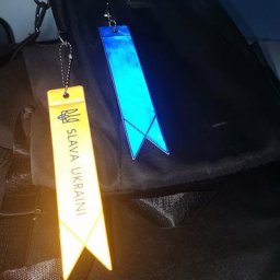 Porte-clés réfléchissant sûr pour sac à dos bande pendentif ornements réflecteurs pour choses