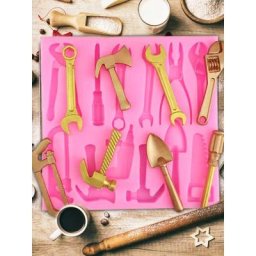 Outils de Construction pince à clé perceuse électrique marteau en forme de scie moule à Fondant