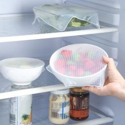Enveloppes en silicone de qualité alimentaire couvercle de bol de légumes commandé joint rond sous