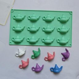 Mini théière en silicone 3D moule à chocolat har ant moules en argile pour bricolage outils de