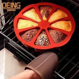 Moule à gâteau en silicone ustensiles de cuisine plaque à pizza antiadhésif 8 grilles