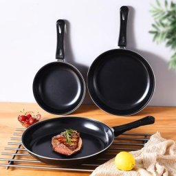Poêle à emoufs Antiarina Durable de 20/25/30cm Ustensile de Cuisine Domestique pour Crêpes