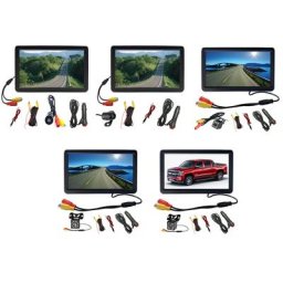 Moniteur de voiture 7 pouces TFT LCD HD caméra de sauvegarde arrière pour véhicule Kit de