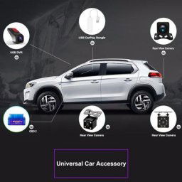 Caméra de recul pour la navigation Android accessoire de voiture universel OBD2 récepteur DAB