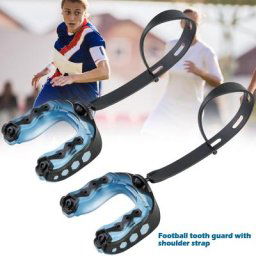 Protège-bouche de Football 2 pièces sport professionnel orthèse buccale pour enfants doux